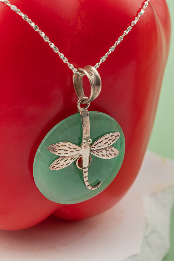 Jade Wings Necklace - Argente Jewelry