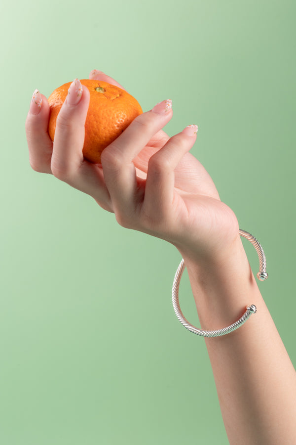 Lustrous Rope Cuff - Argente Jewelry