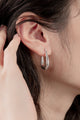 Ethereal Teardrop Hoops Earrings - Argente Jewelry