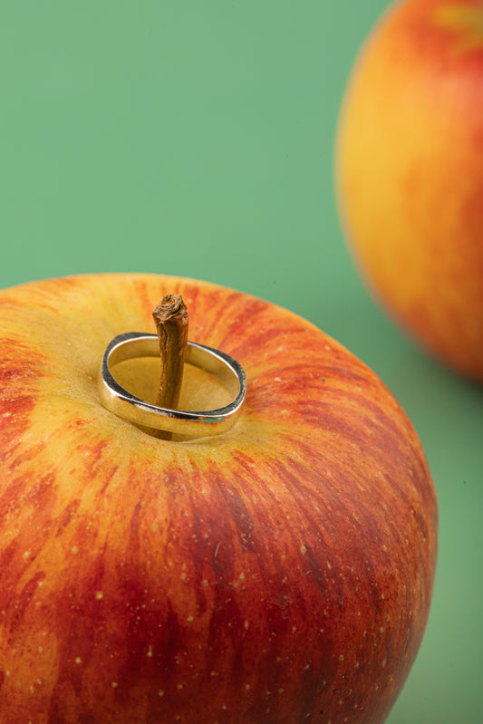 Oval Edge Ring - Argente Jewelry