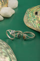 Aqua Frame Ring - Argente Jewelry