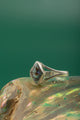 Aqua Frame Ring - Argente Jewelry