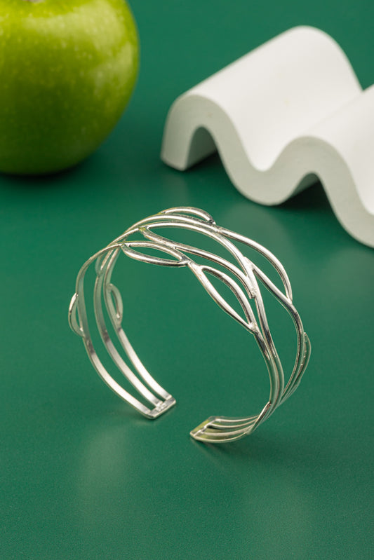 Silver Willow Cuff - Argente Jewelry