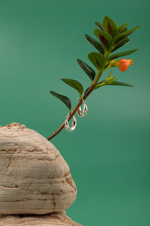 Minimal Loop Earrings - Argente Jewelry